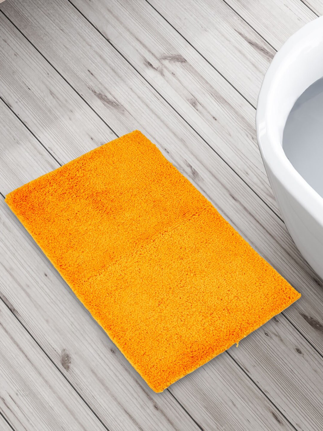 

Home Centre Yellow Solid Sapphire Anti-Slip 300 GSM Bath Mat