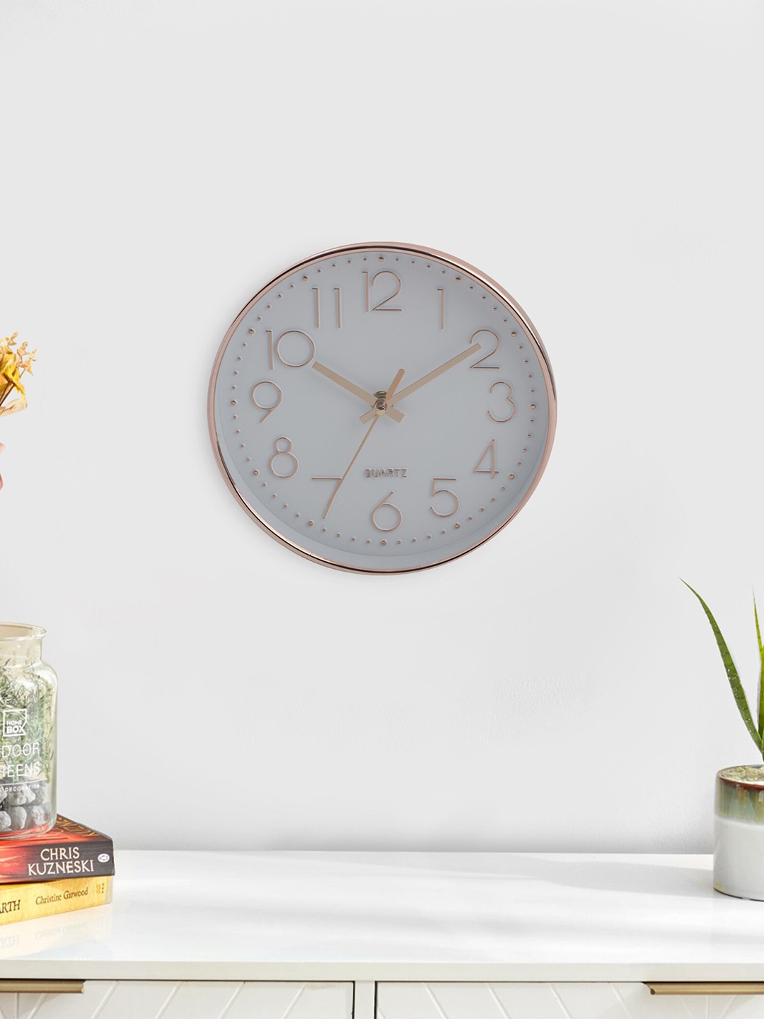 

Home Centre Pacific Missle White Analogue Contemporary Wall Clock