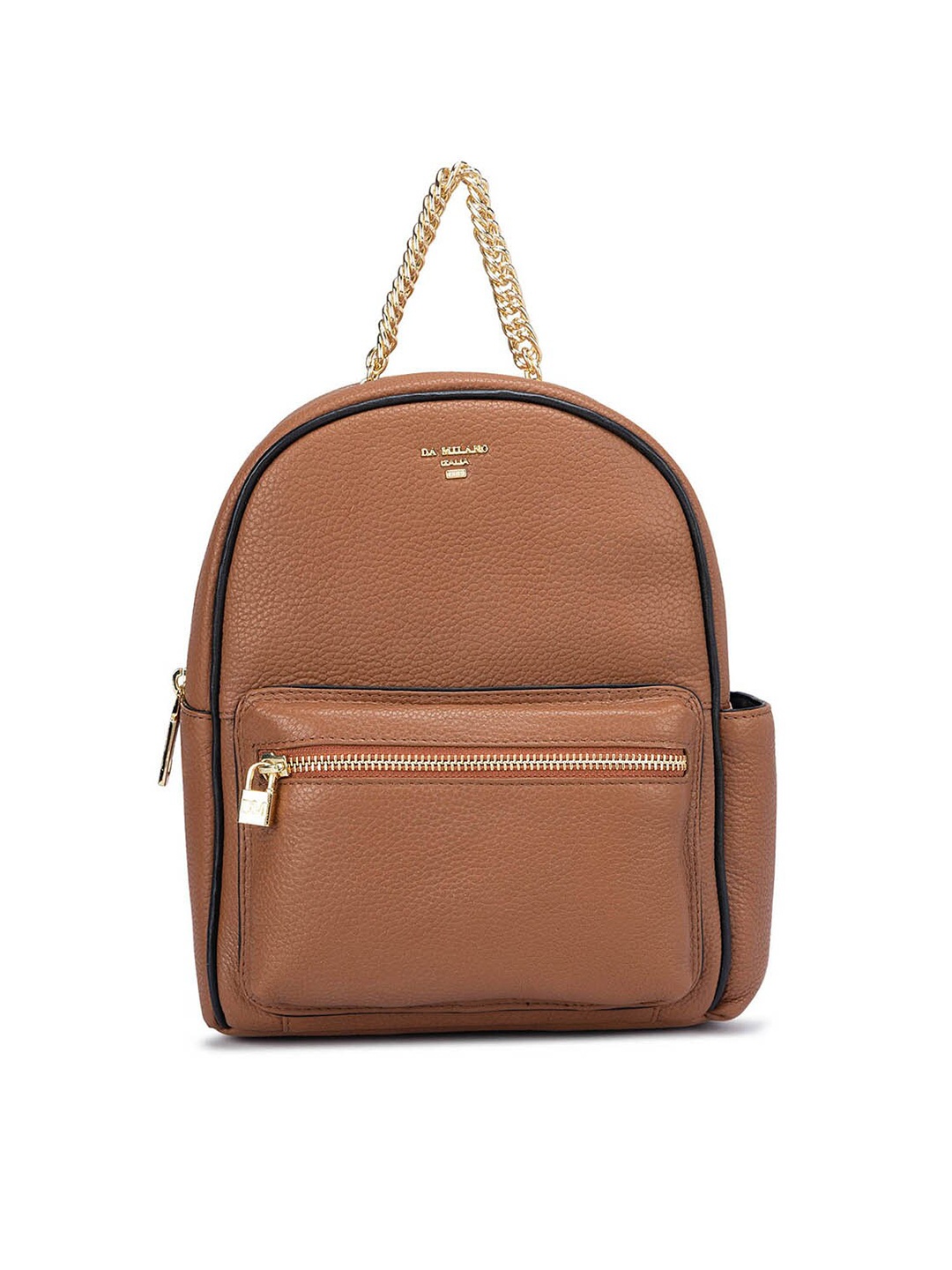 

Da Milano Women Leather Backpack, Brown