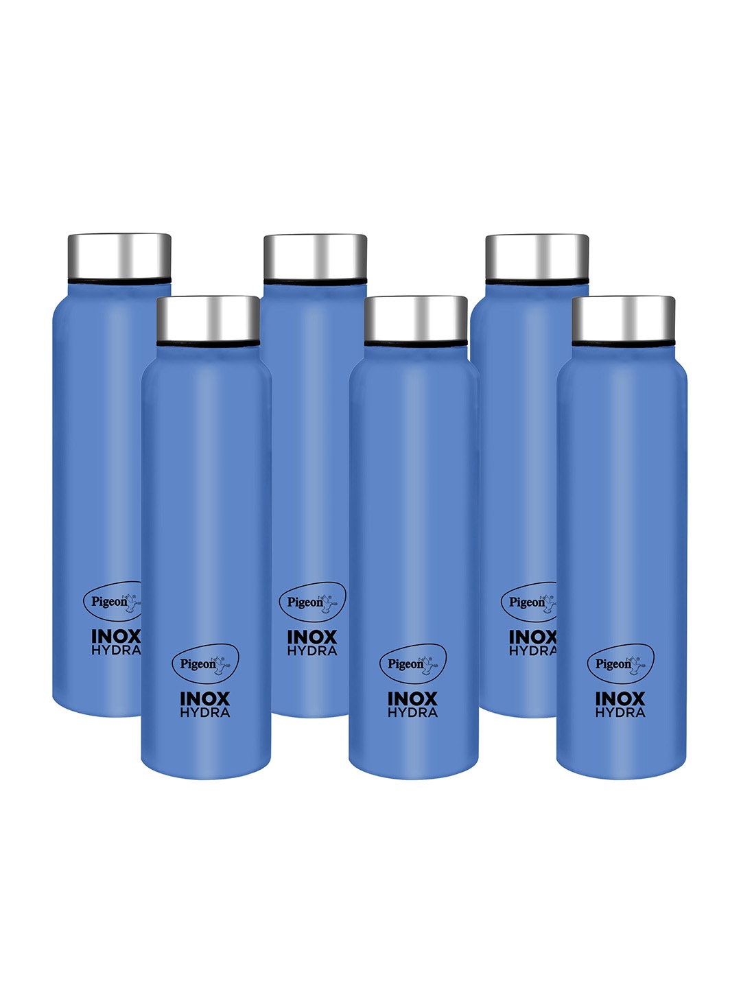 

Pigeon Pack of 6 Hydra Plus Blue Stainless Steel Water Bottles - 900 ml