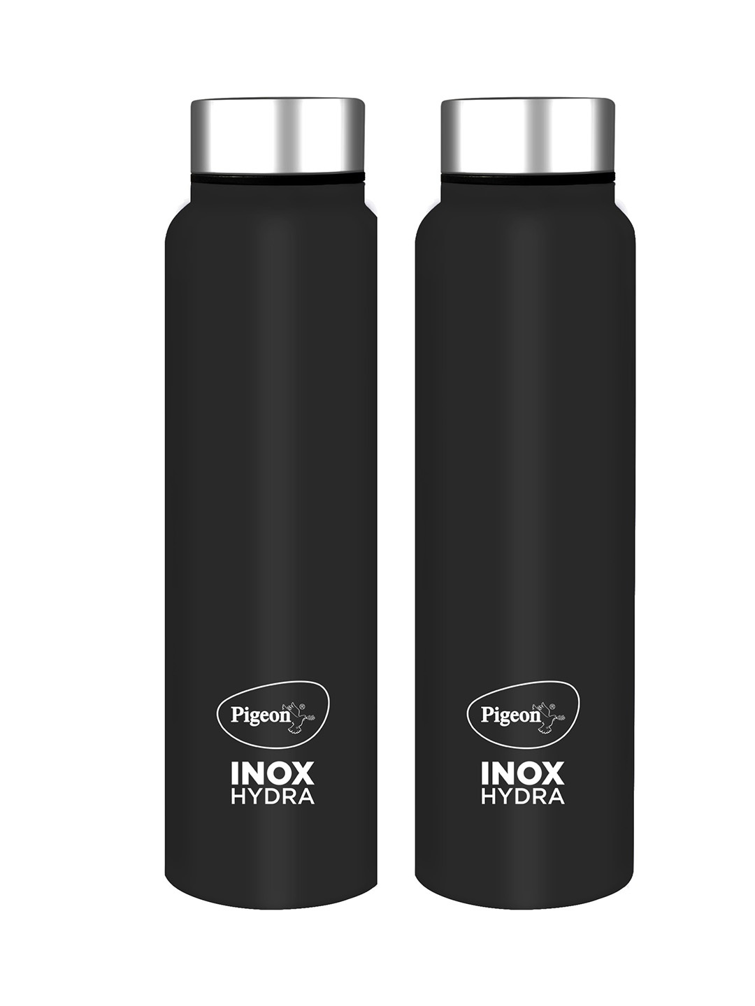 

Pigeon Hydra Plus 2-Pcs Printed Stainless Steel Water Bottle 900 MI, Black
