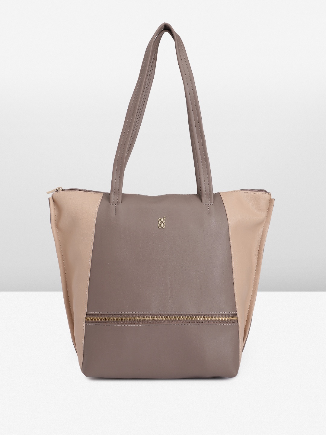 

Baggit Colourblocked Shoulder Bag, Beige