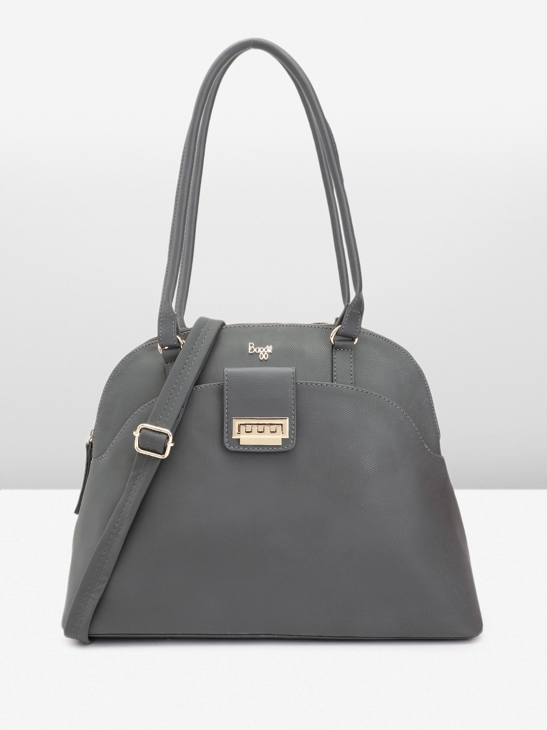 

Baggit Women Solid Shoulder Bag, Grey