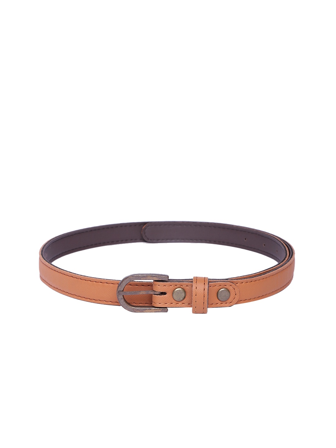 

Baggit Women Solid Slim Belt, Tan