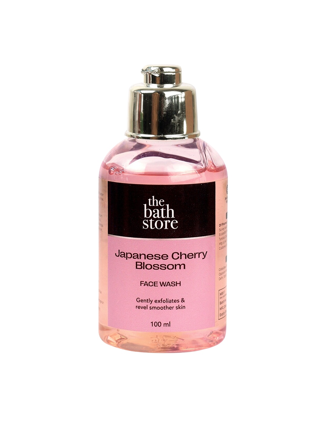 

The Bath Store Japanese Cherry Blossom Face Wash to Gently Exfoliate - 100 ml, Pink