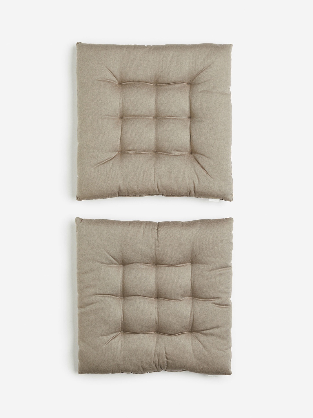

H&M 2-Pack Grey Cotton Seat Cushions