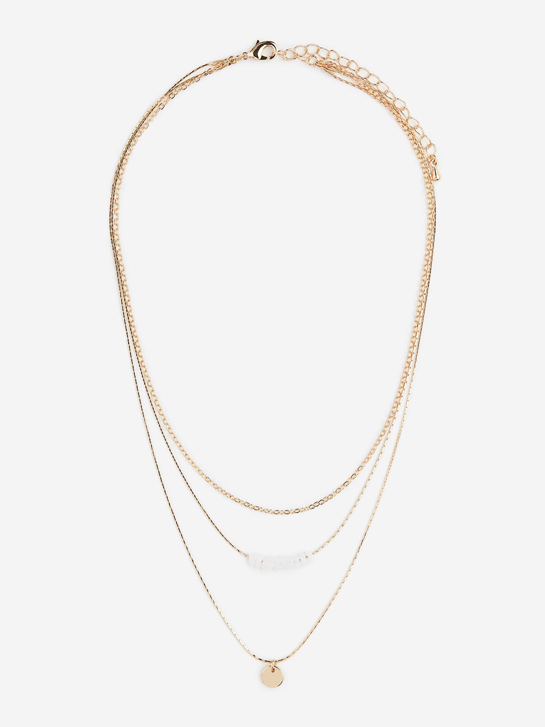 

H&M Designed Three-Strand Necklace, Gold