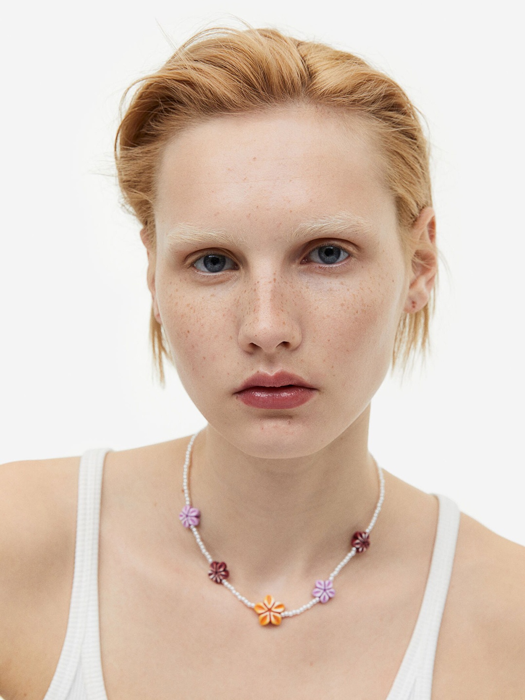 

H&M Beaded Necklace, Gold