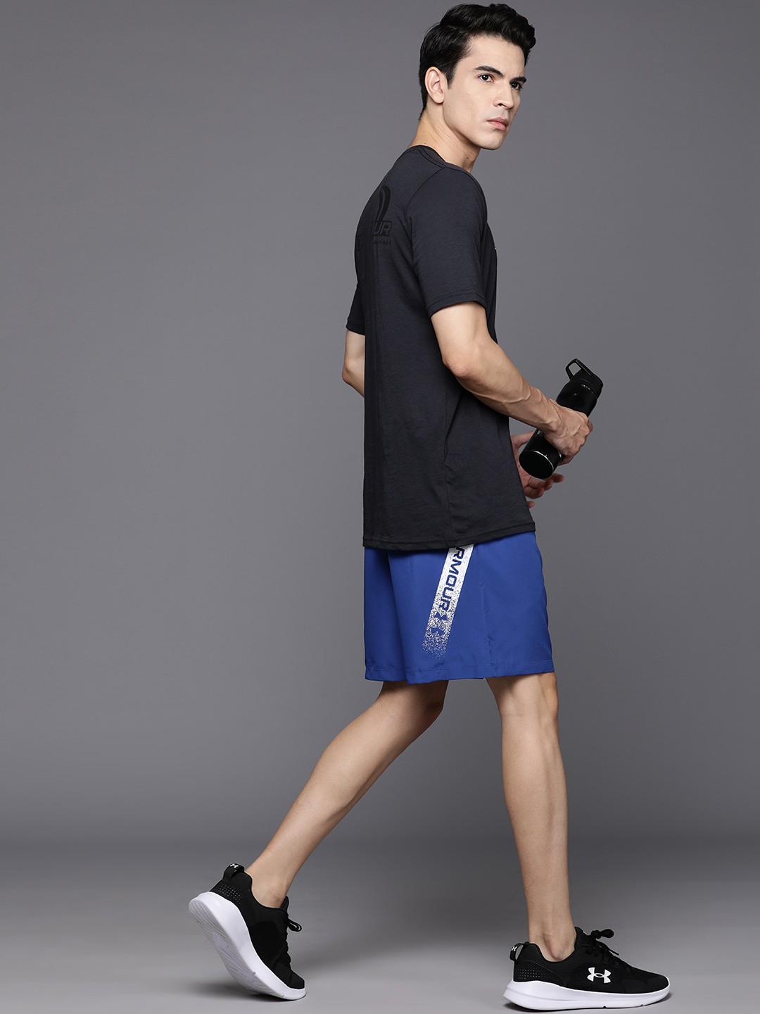 

UNDER ARMOUR Men Woven Graphic Training Shorts, Blue