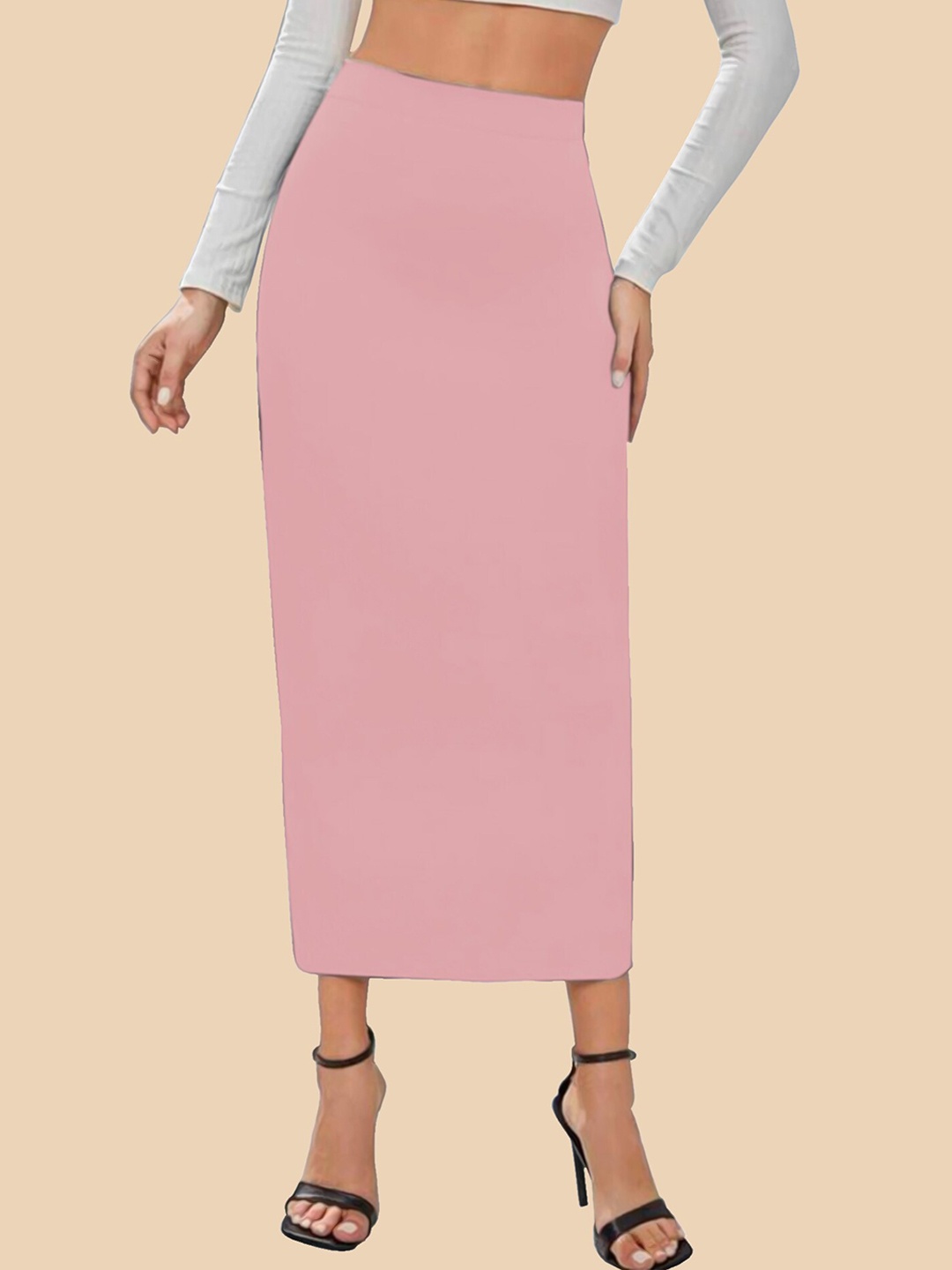 

Dream Beauty Fashion Midi-Length Pencil Skirt, Pink