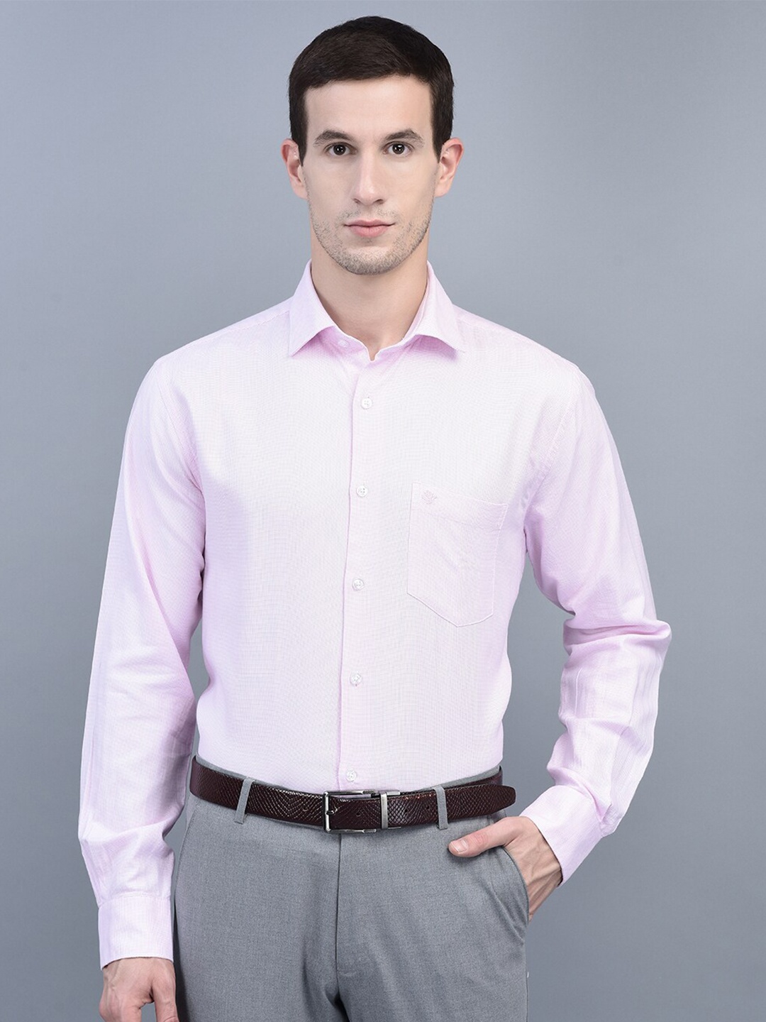 

COBB Spread Collar Cotton Formal Shirt, Lavender