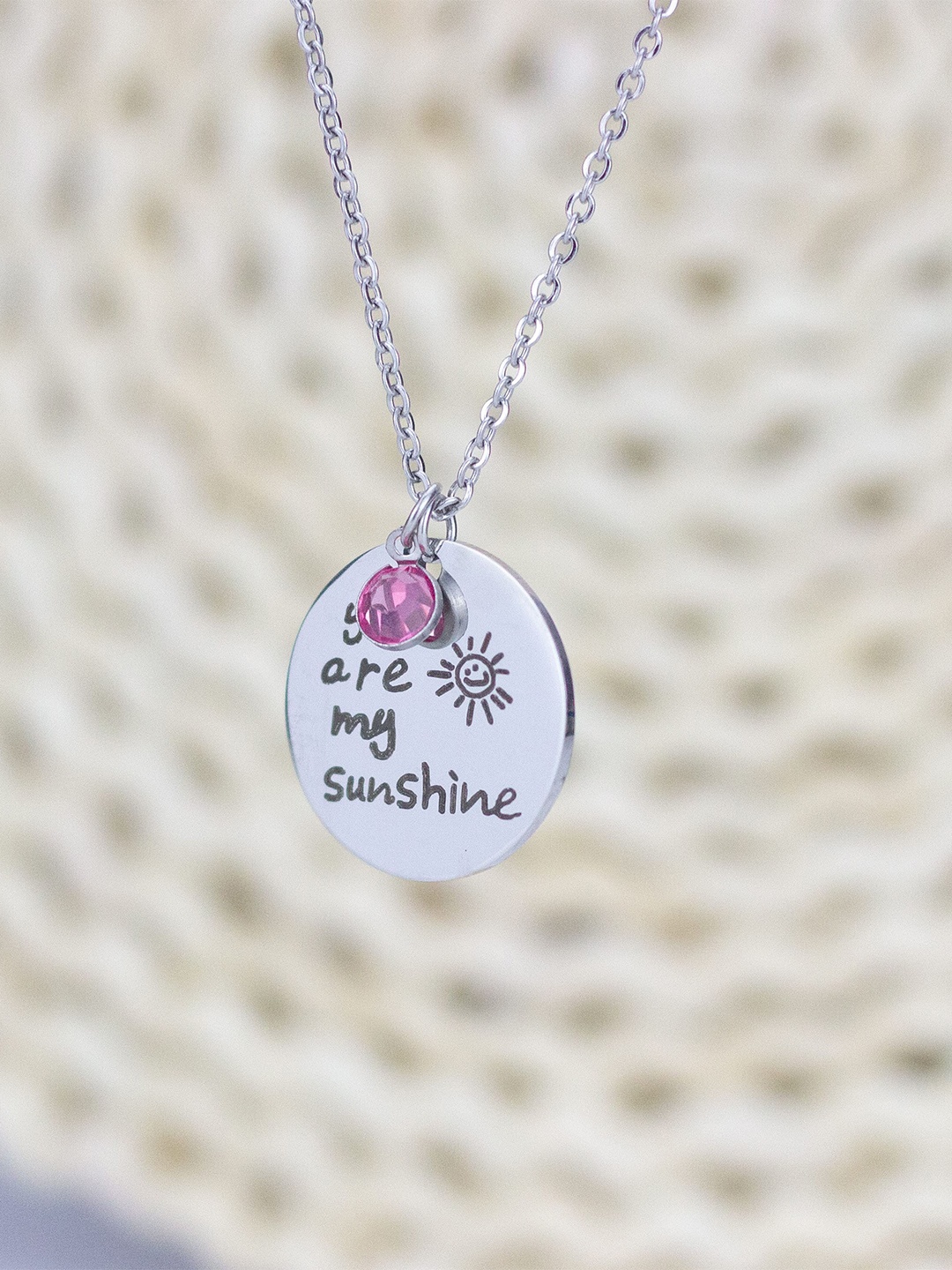 

Fashion Frill Women Silver-Plated Pendent With Necklace