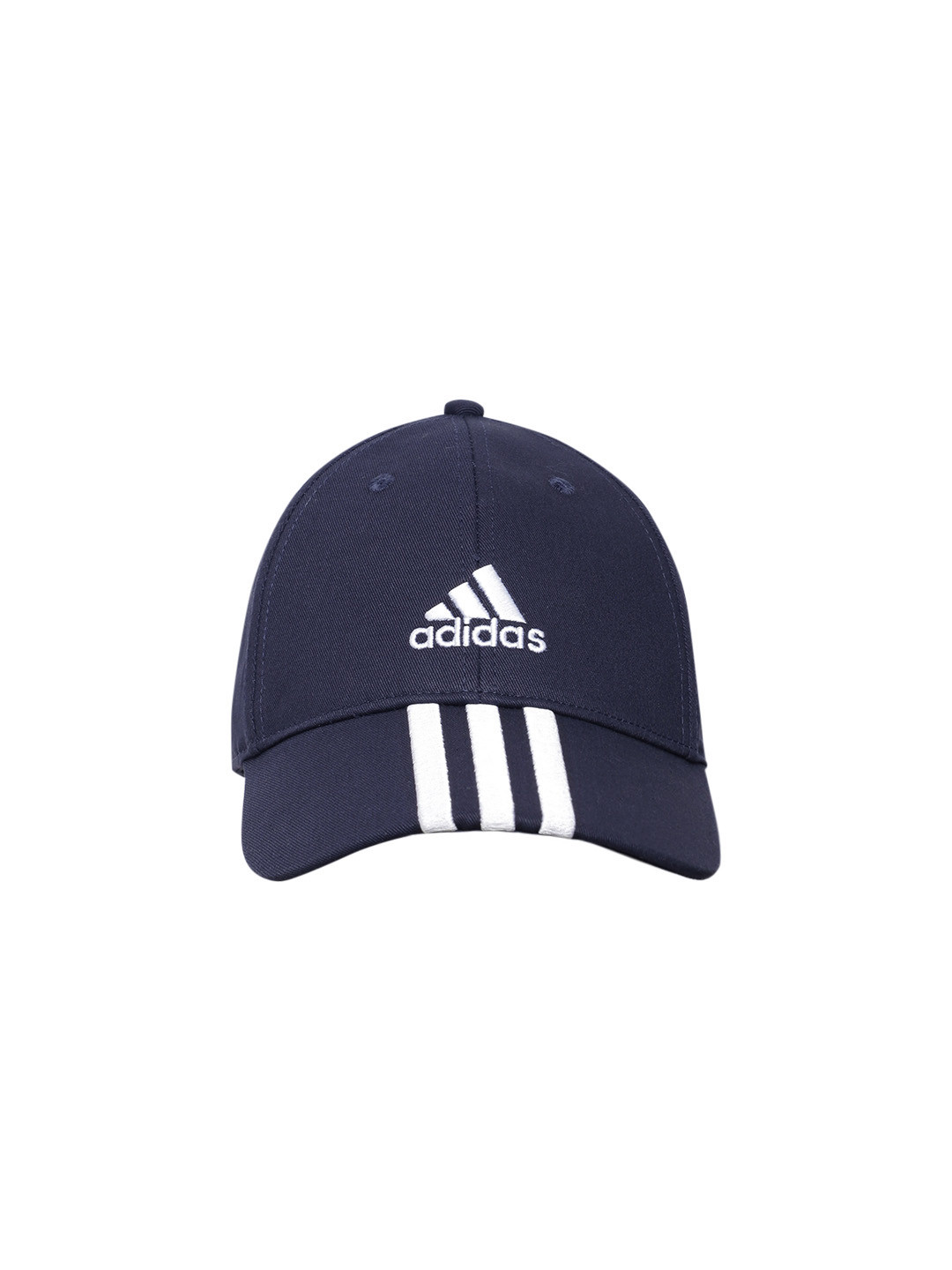 

ADIDAS Unisex Pure Cotton Brand Logo Printed Baseball Cap, Navy blue
