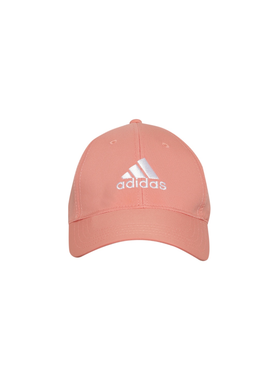 

ADIDAS Unisex Brand Logo Embroidered Lightweight Baseball Cap, Peach