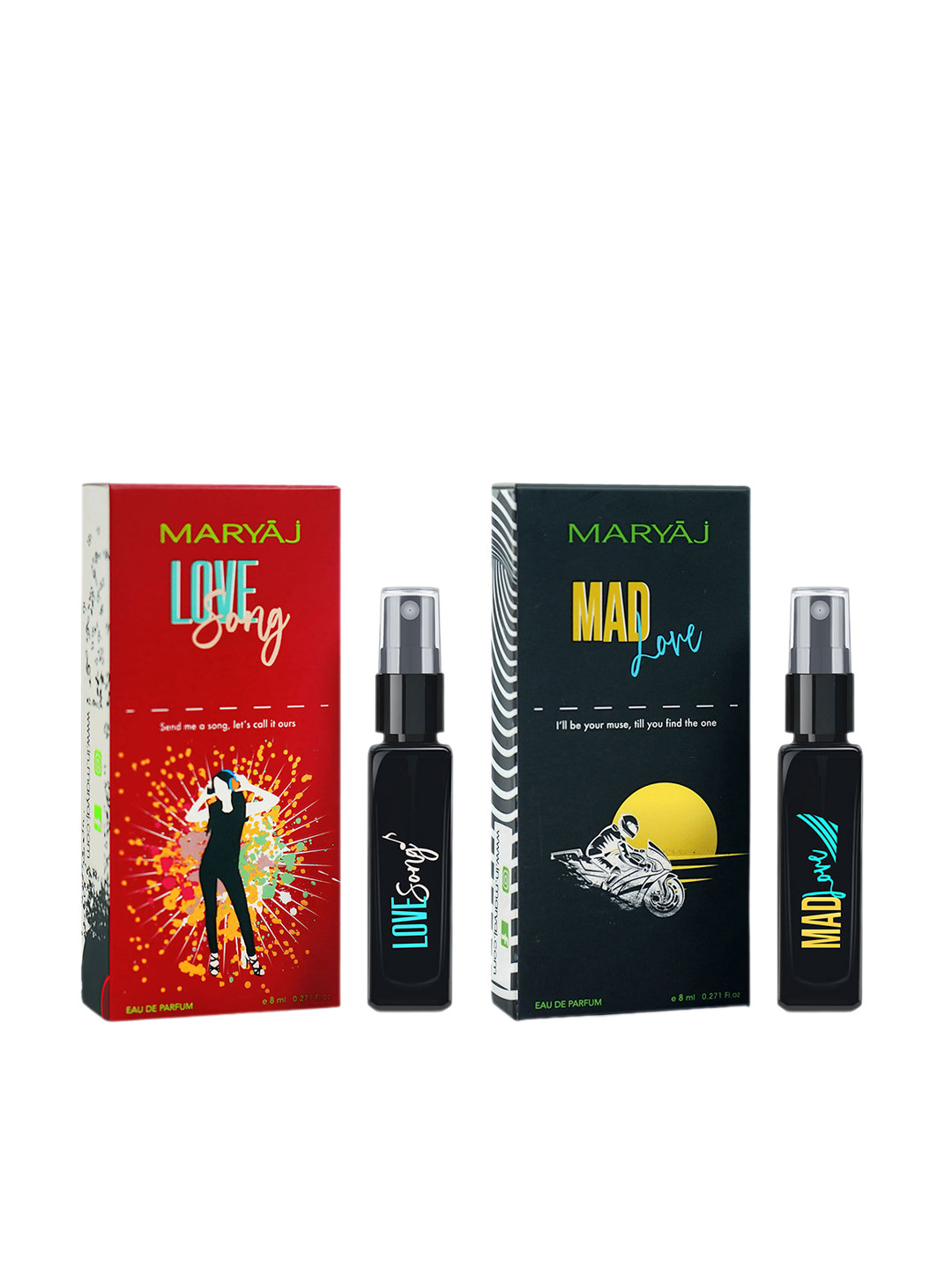 

Maryaj Set of 4 8ml Each EDP, Black