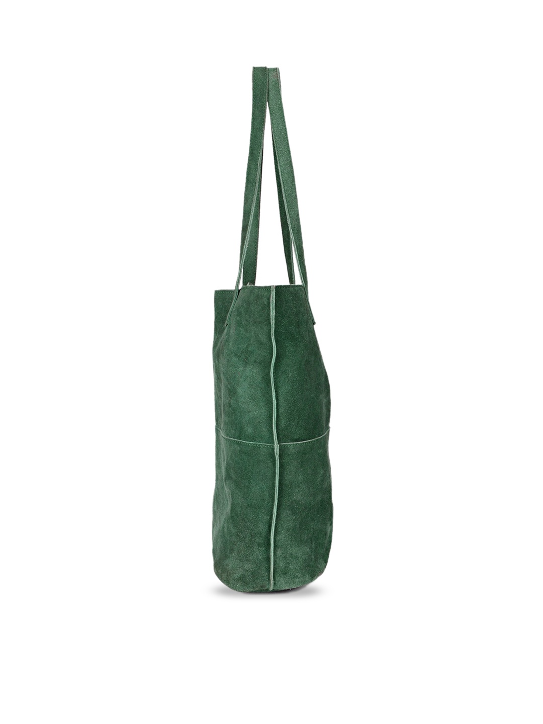 

Saint G Textured Leather Oversized Shopper Tote Bag, Green