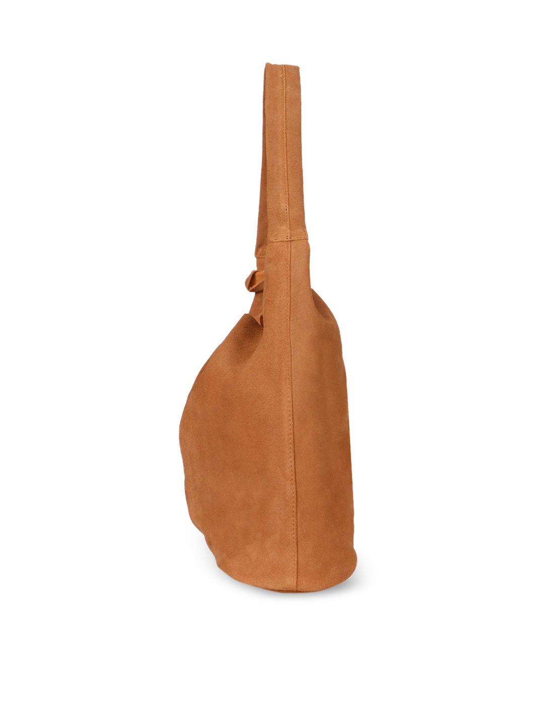 

Saint G Leather Structured Shoulder Bag, Tan