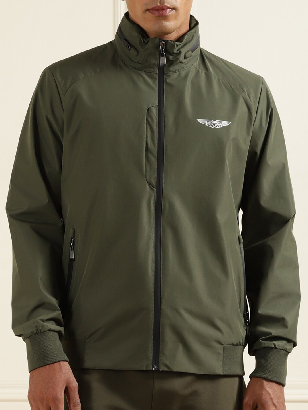 

HACKETT LONDON Full Sleeve Longline Hooded Tailored Jacket, Green