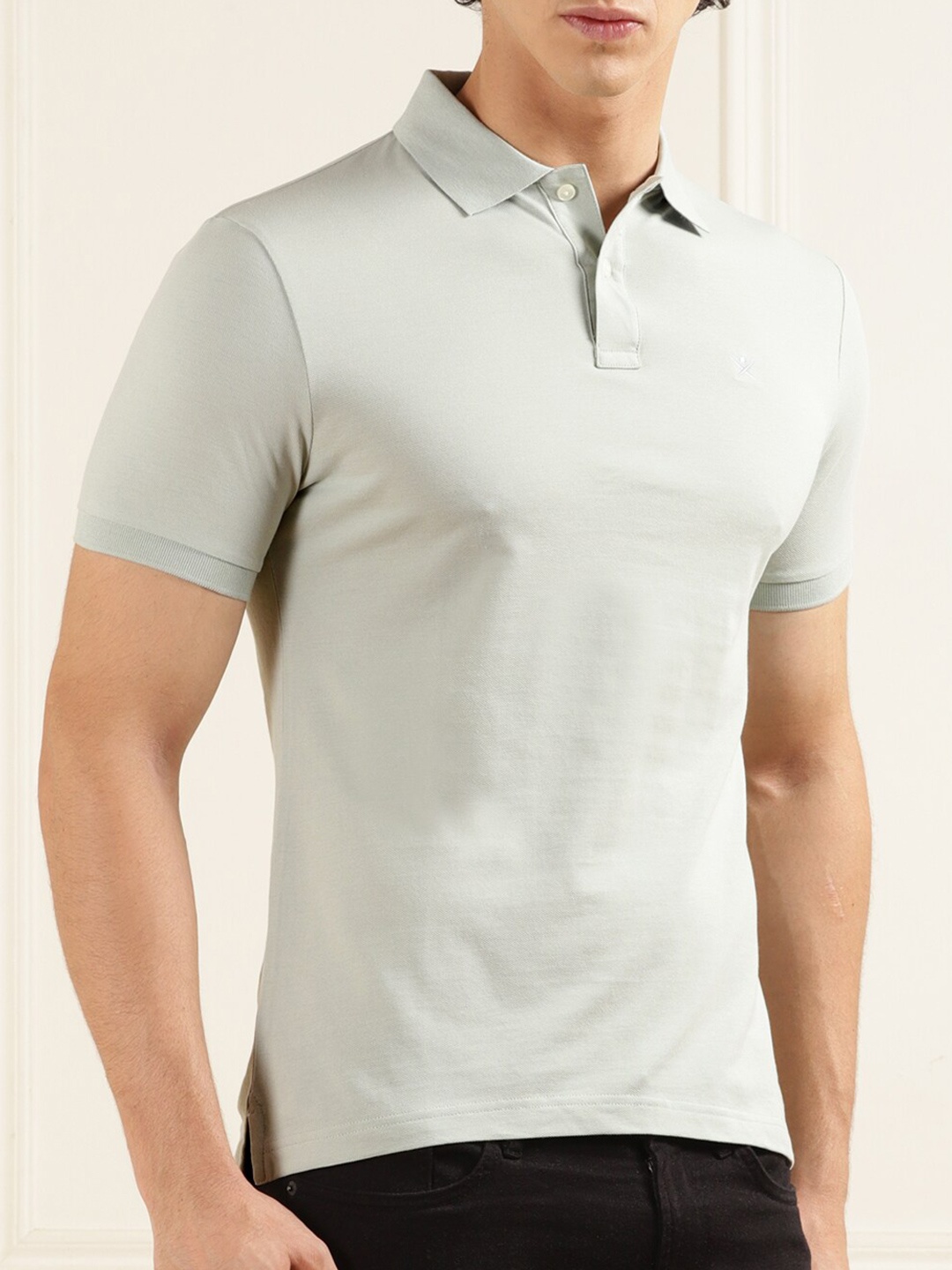 

HACKETT LONDON Polo Collar Slim Fit Cotton T-shirt, Green
