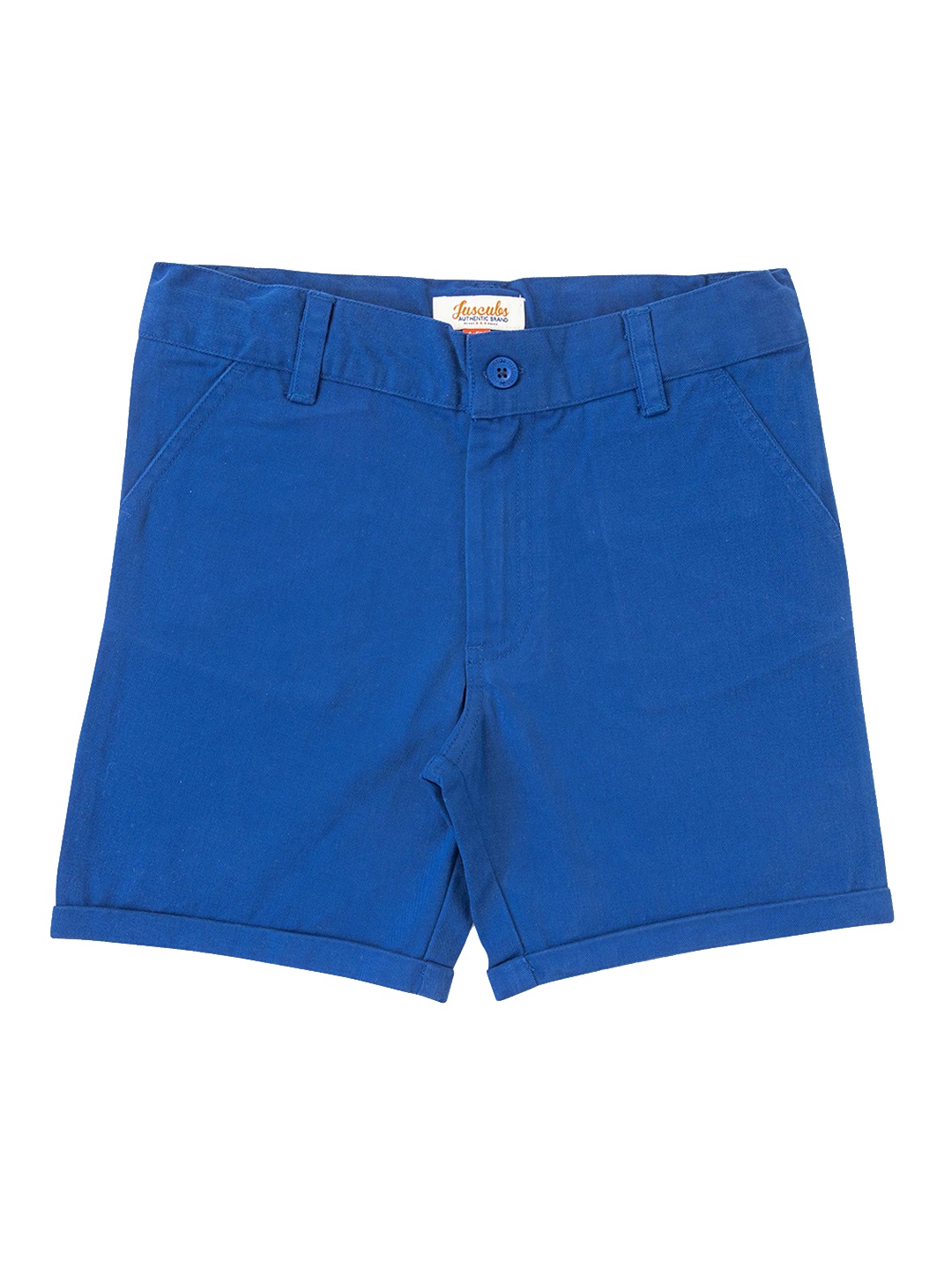 

JusCubs Boys Mid-Rise Cotton Shorts, Blue