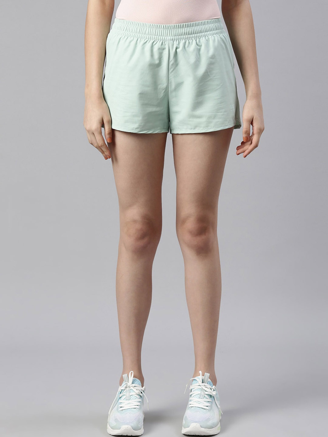 Xtep Women Running Sports Shorts with e-Dry Technology, Green