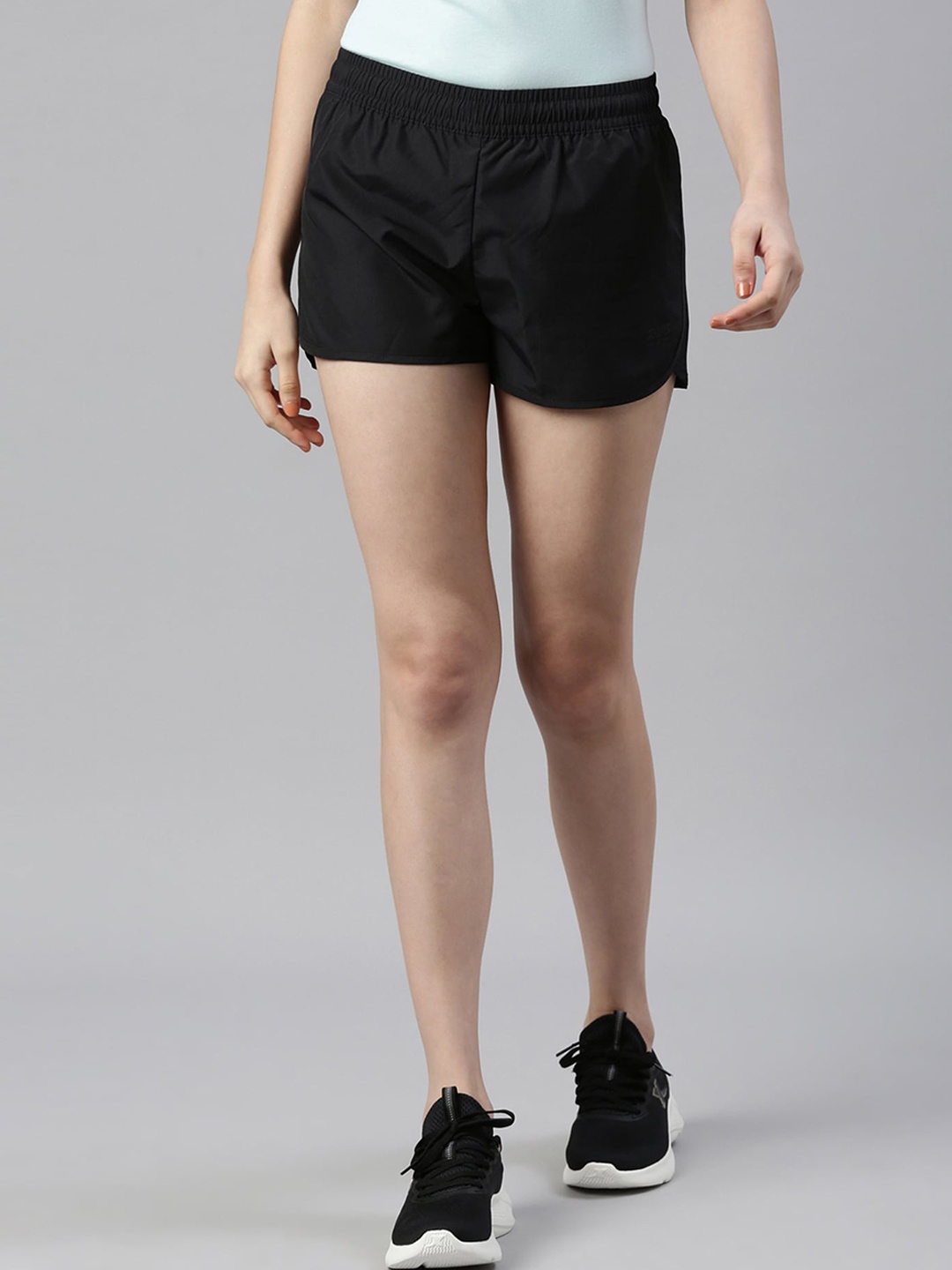 

Xtep Women Running Sports Shorts with e-Dry Technology, Black
