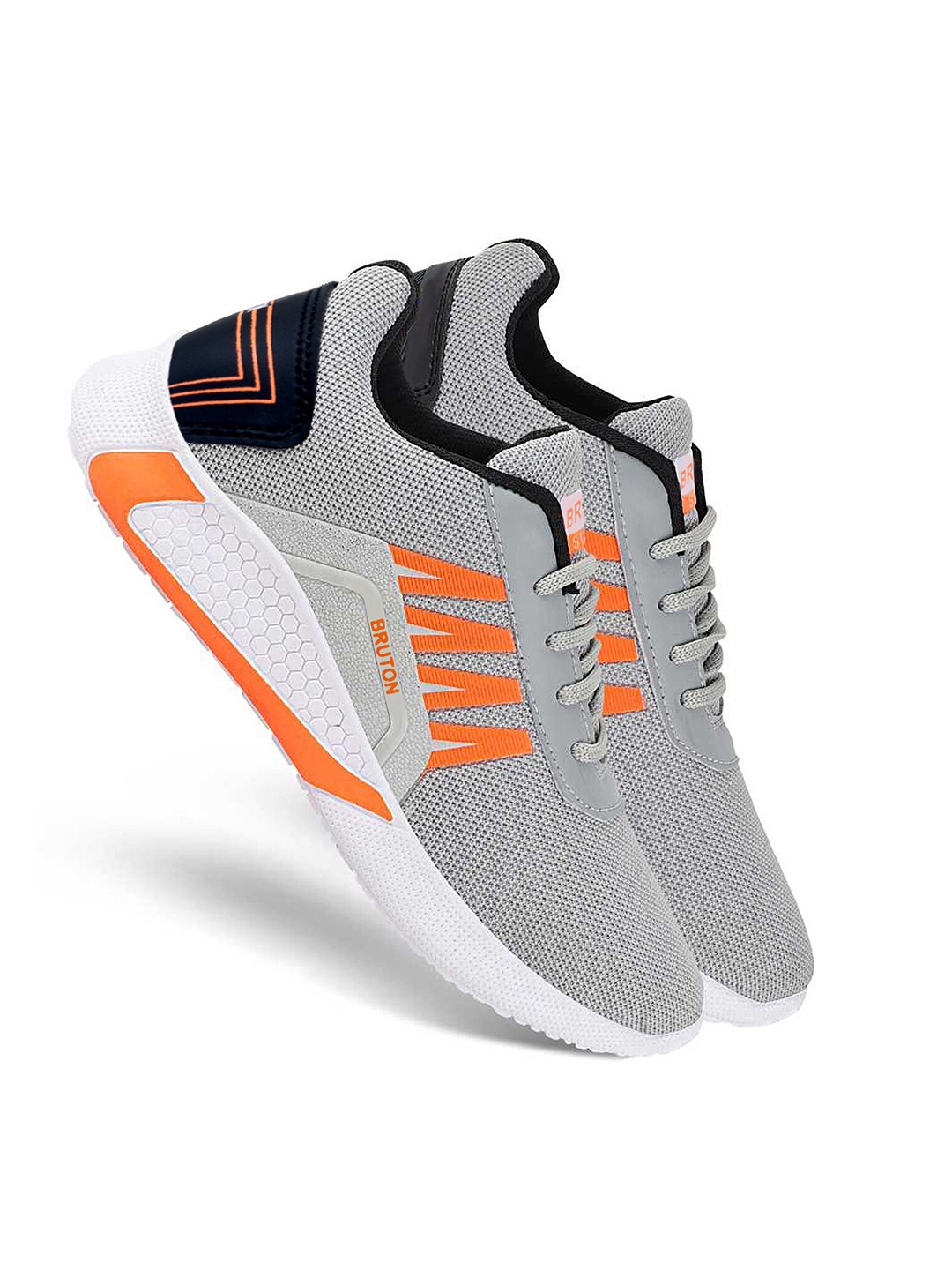 

Bruton Men Mesh Lightweight Running Marking Shoes, Grey