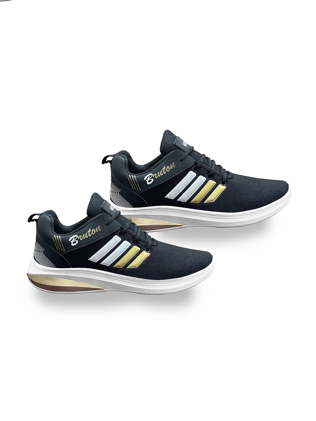 

Bruton Men Lightweight Mesh Running Shoes, Black
