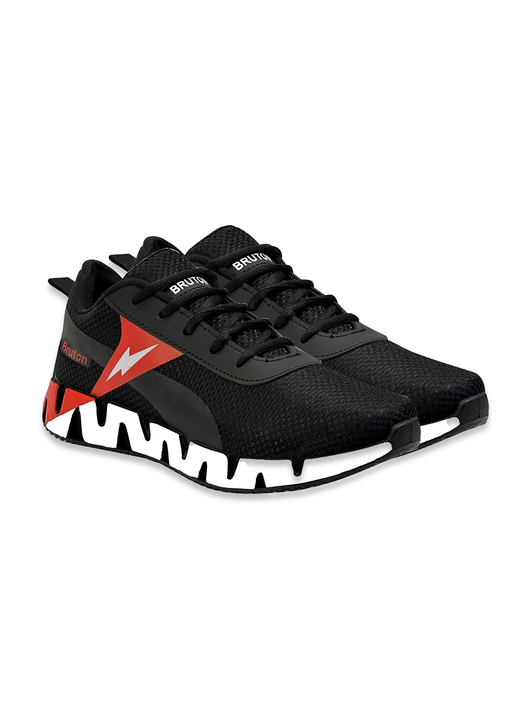 

Bruton Men Lightweight Mesh Running Shoes, Black