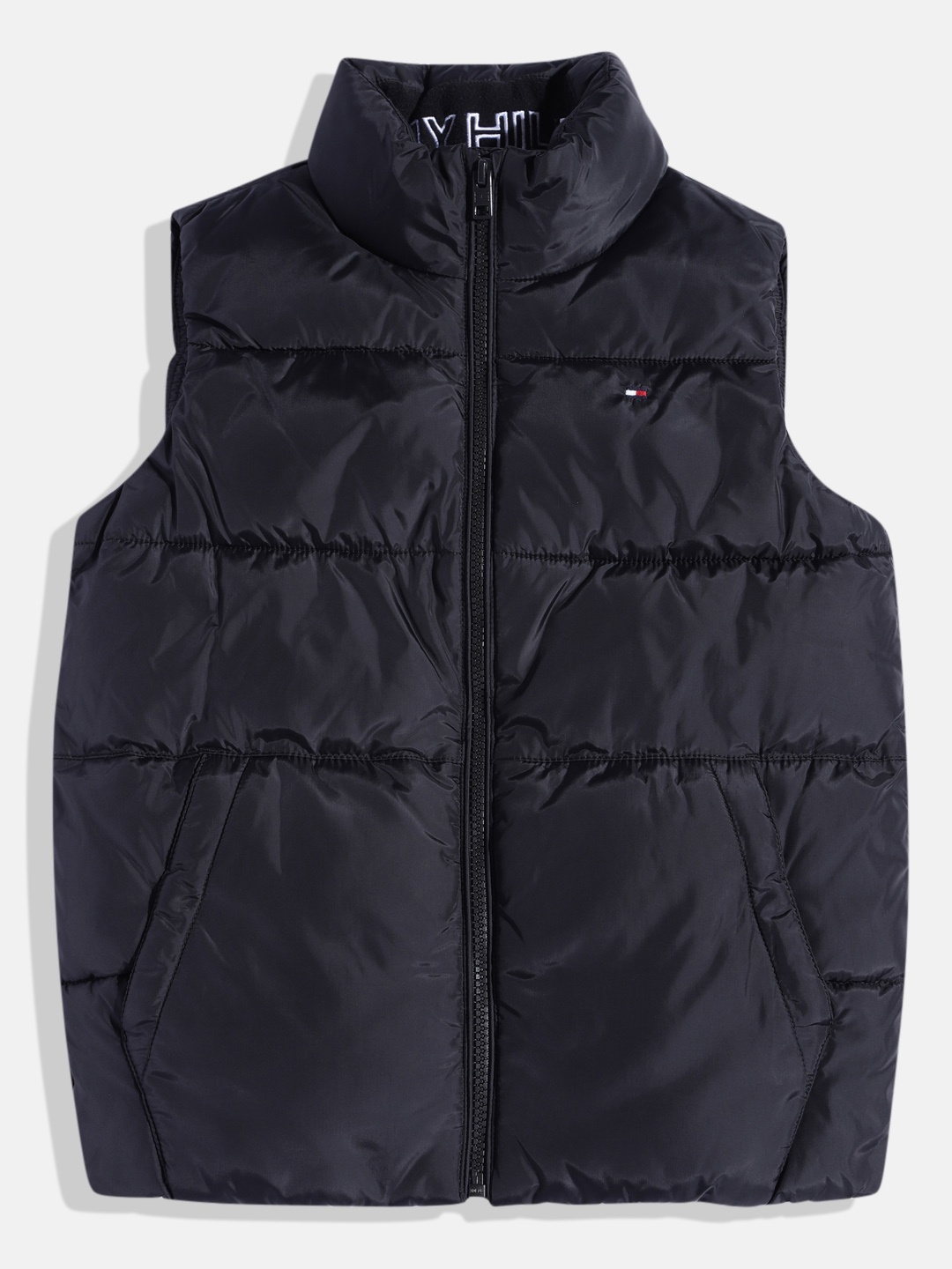 

Tommy Hilfiger Boys Sleeveless Puffer Jacket, Black