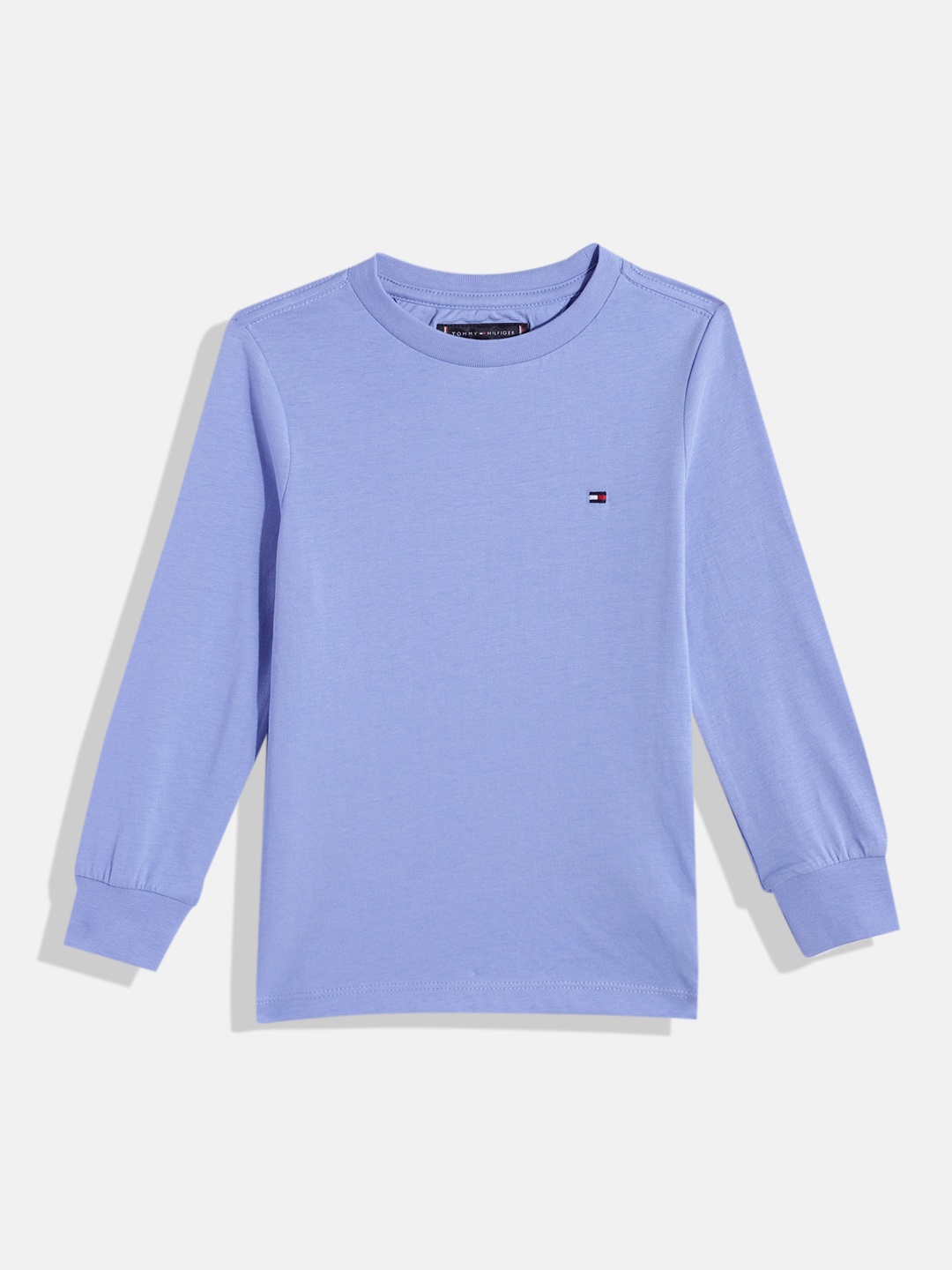 

Tommy Hilfiger Boys Solid Pure Cotton T-shirt, Blue