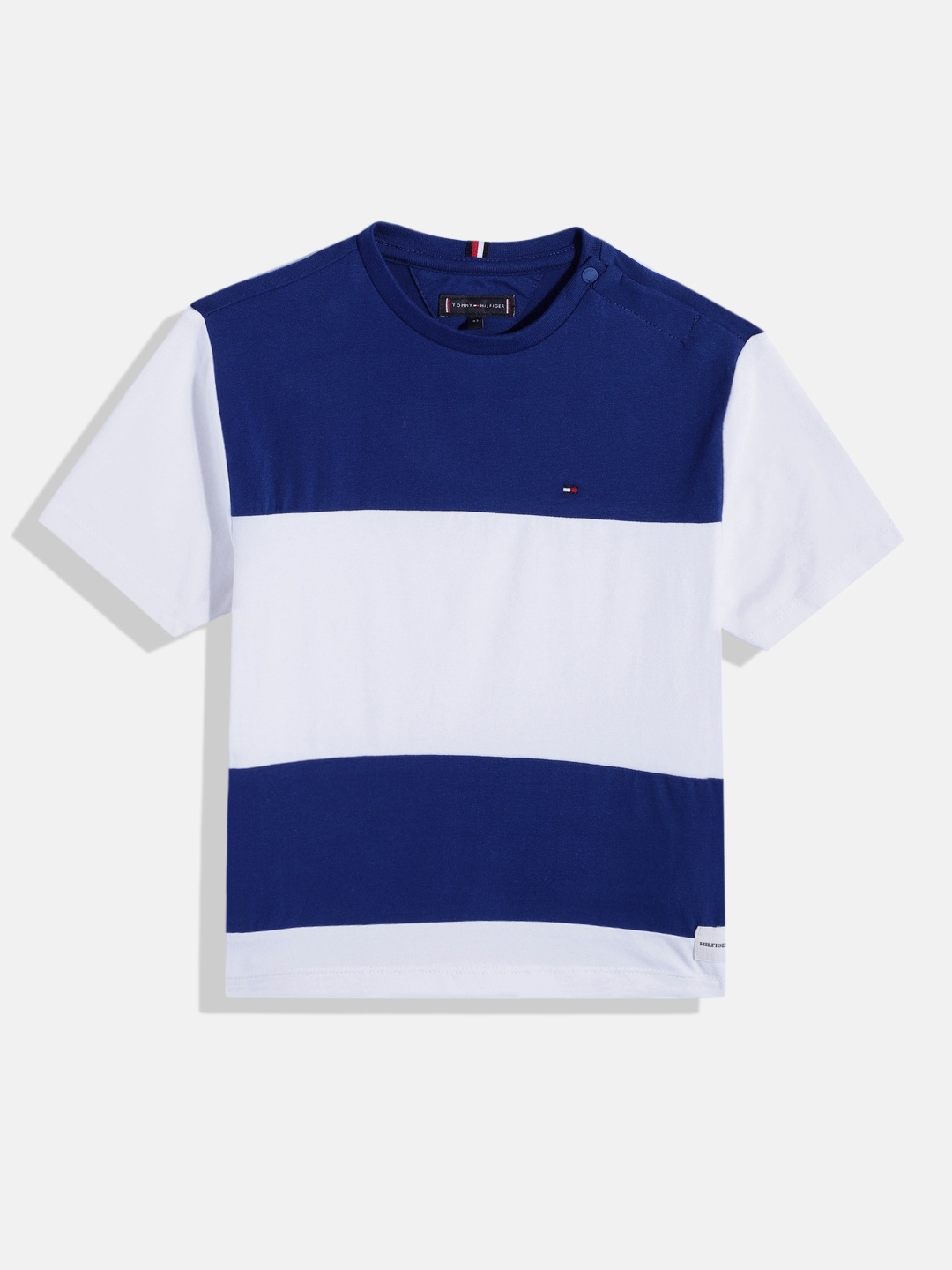 

Tommy Hilfiger Boys Colourblocked T-shirt, Blue