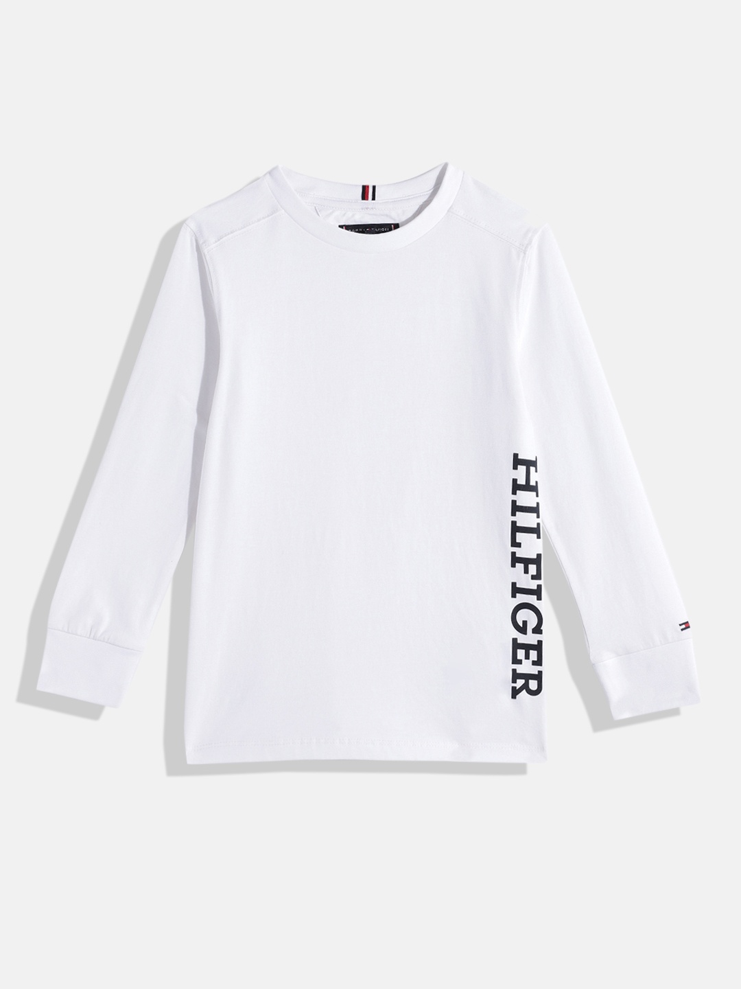 

Tommy Hilfiger Boys Brand Logo Printed T-shirt, White