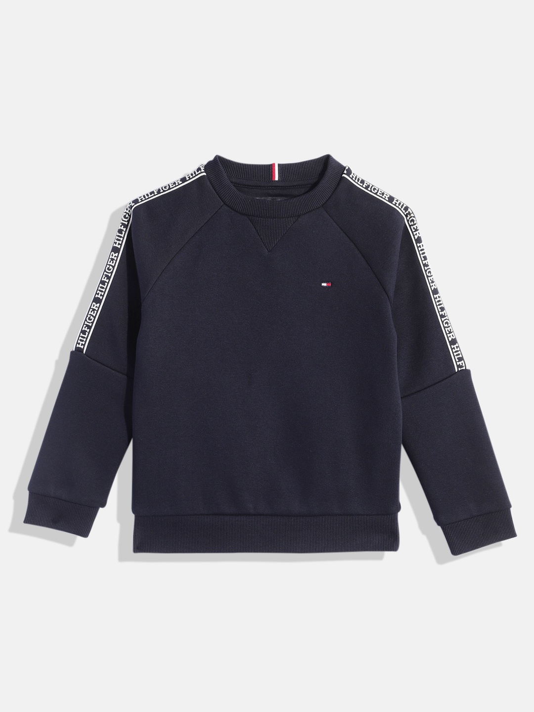 

Tommy Hilfiger Boys Brand Logo Taping Sweatshirt, Navy blue