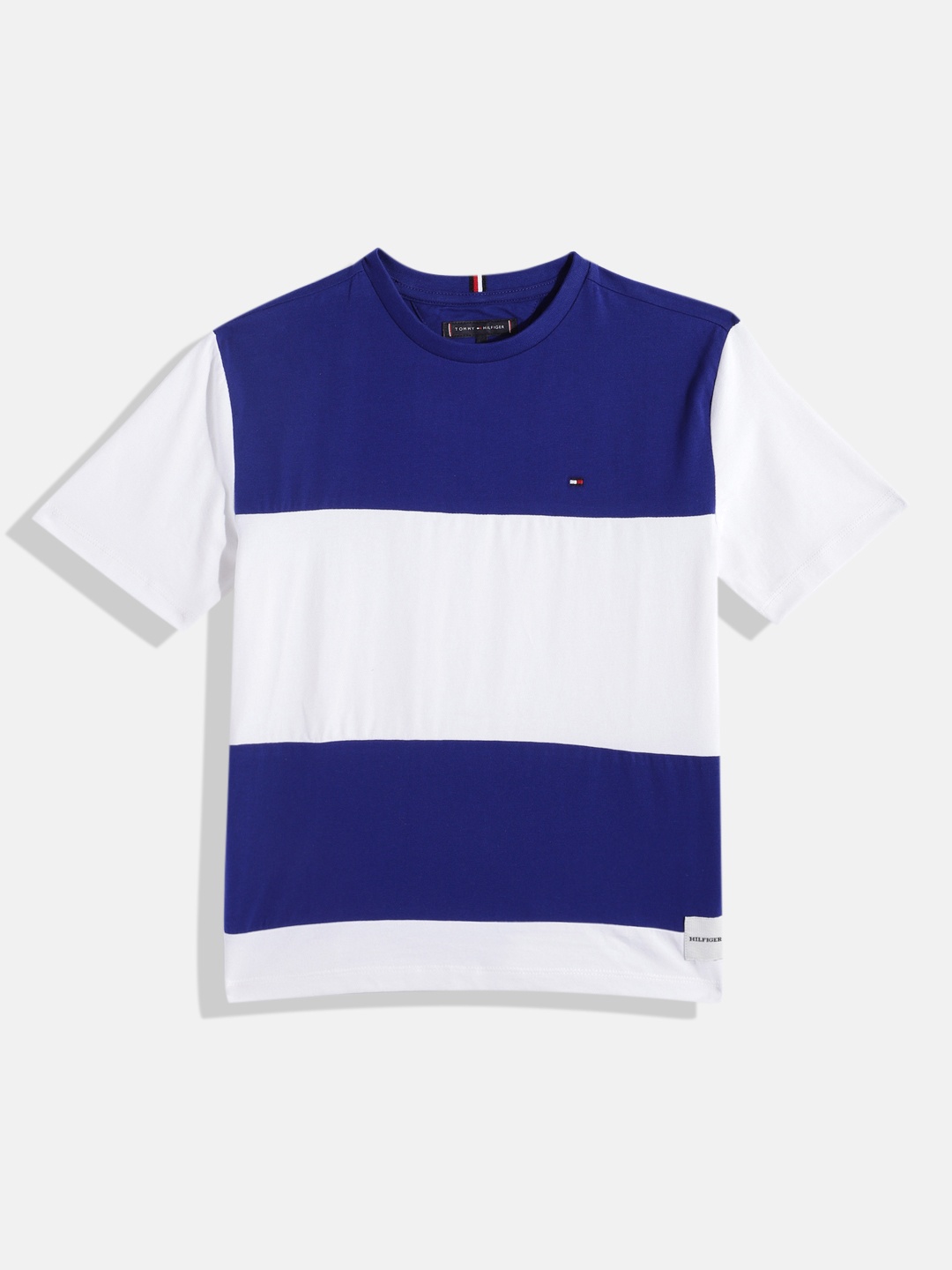 

Tommy Hilfiger Boys Colourblocked T-shirt, Blue