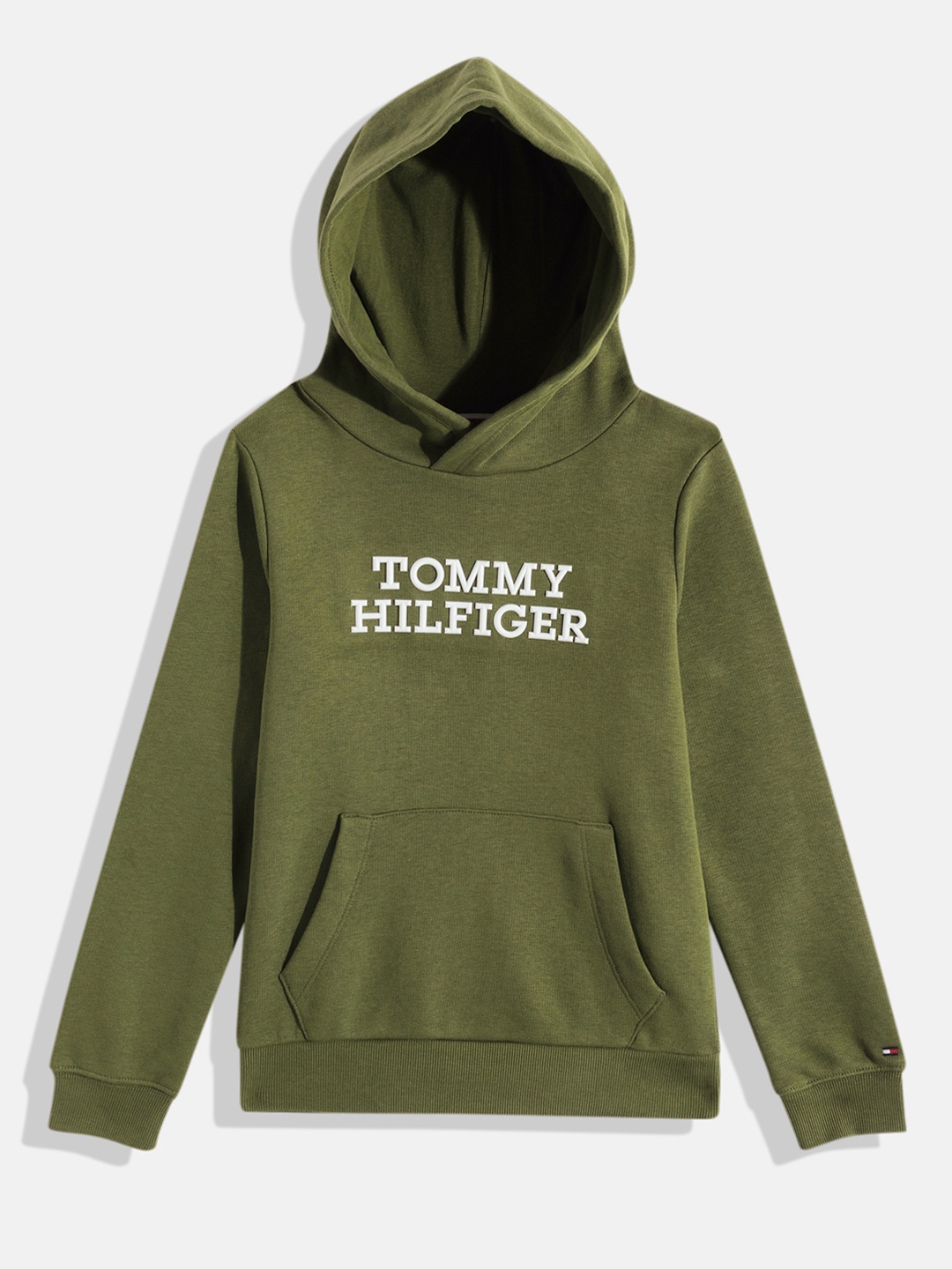 

Tommy Hilfiger Boys Brand Logo Hooded Sweatshirt, Green