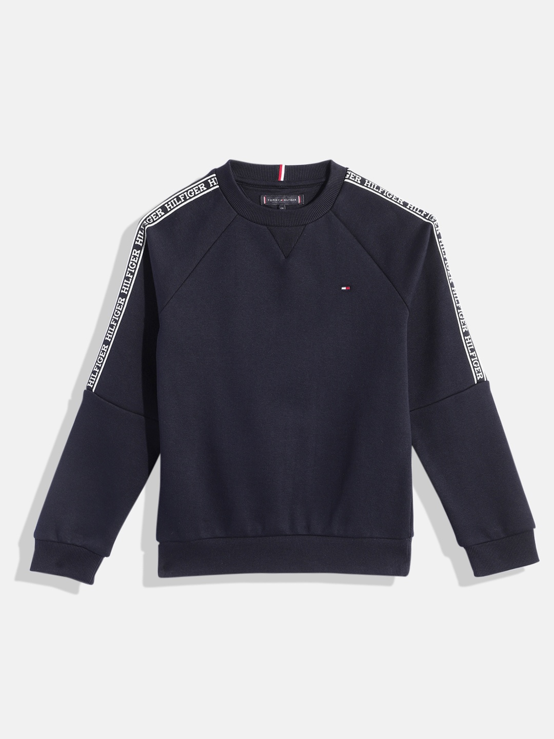 

Tommy Hilfiger Boys Brand Logo Taping Sweatshirt, Blue