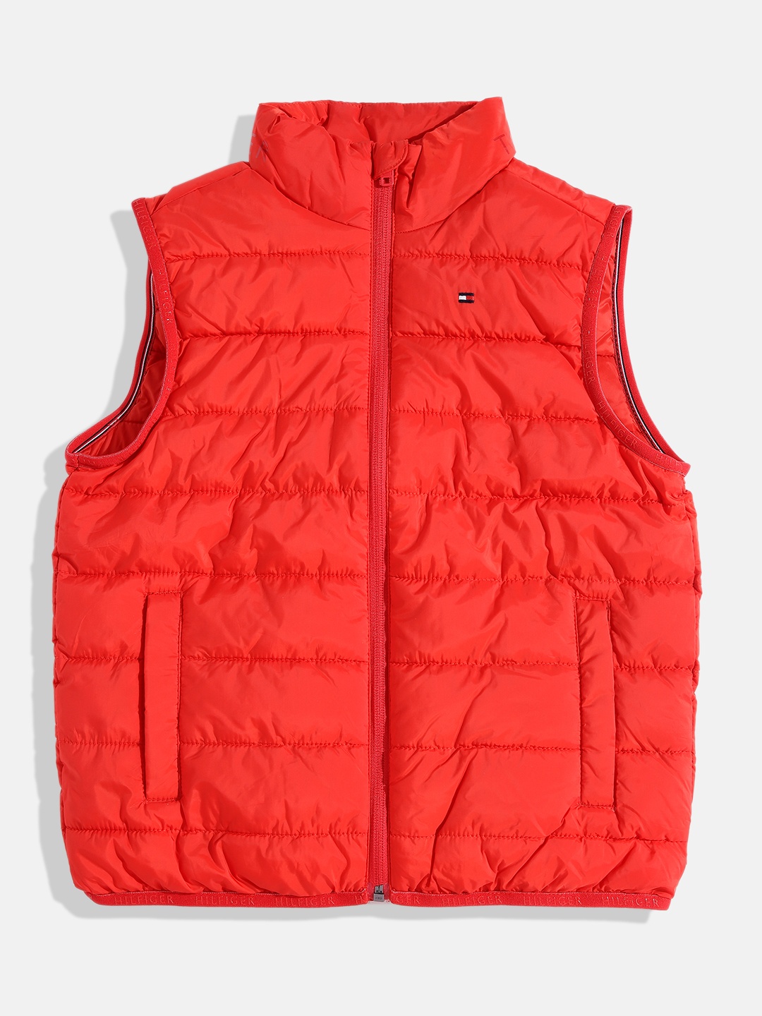 

Tommy Hilfiger Boys Sleeveless Padded Jacket, Red