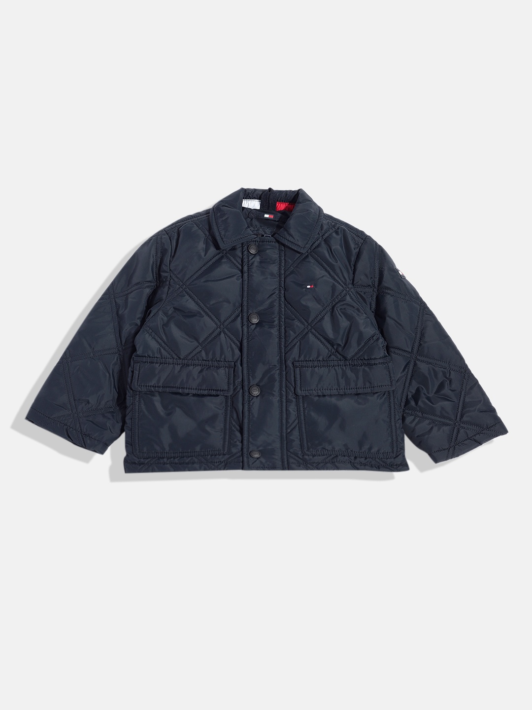 

Tommy Hilfiger Boys Quilted Tailored Jacket, Navy blue
