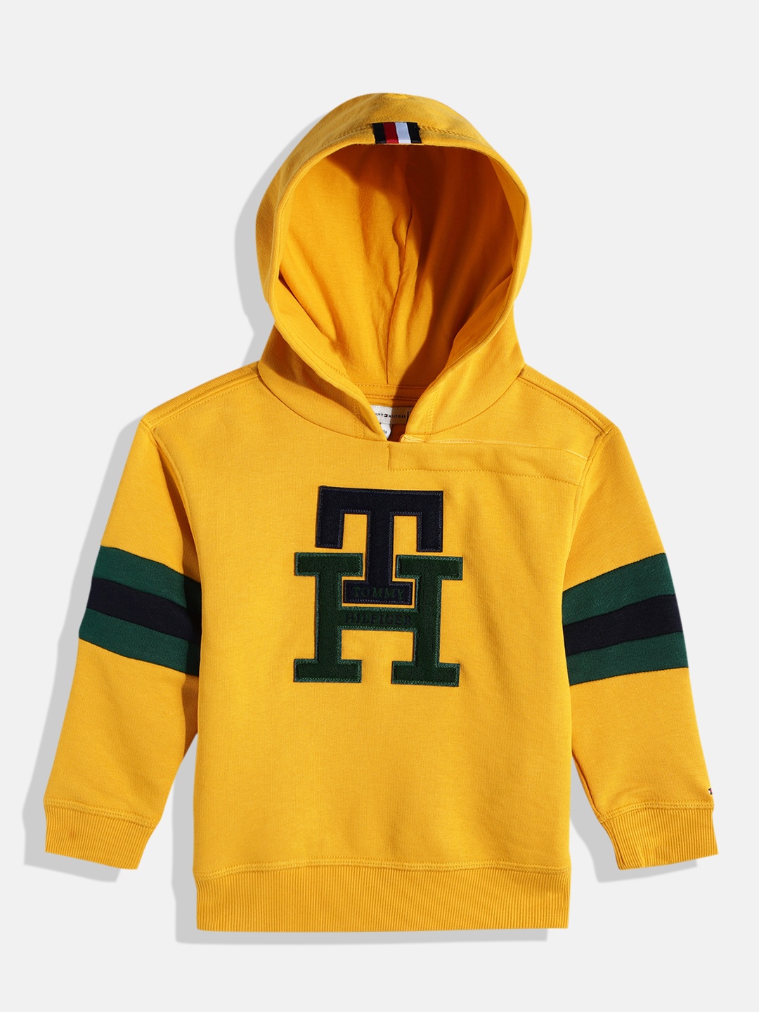 

Tommy Hilfiger Boys Brand Logo Hooded Sweatshirt, Yellow