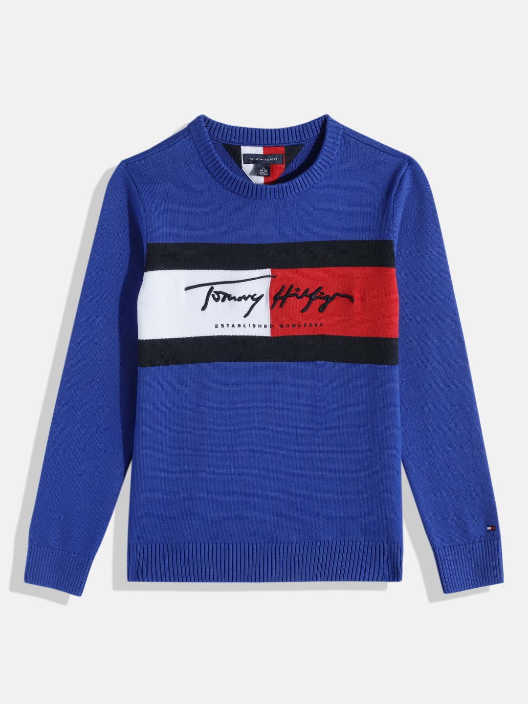 

Tommy Hilfiger Boys Knitted Pullover, Blue