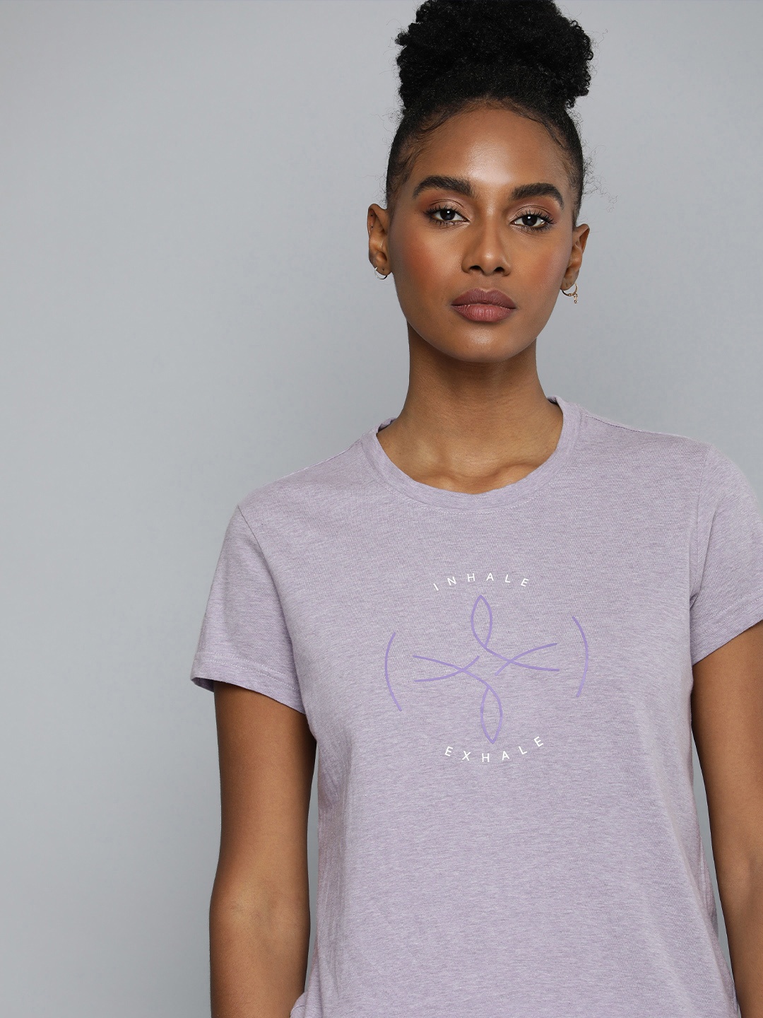 

HRX by Hrithik Roshan Women Typography Printed T-shirt, Purple