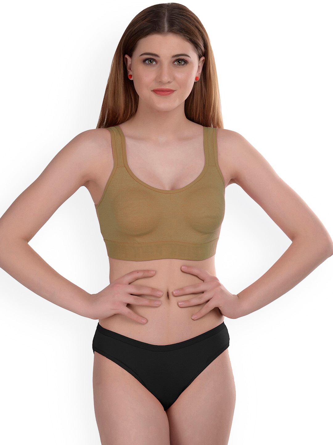 

Aamarsh Cotton Lingerie Set AP_R_Gayla Set_Brown_30