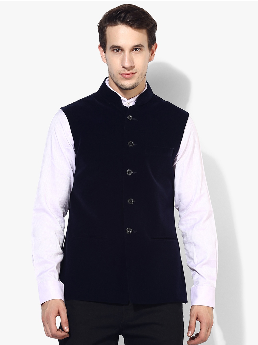 

Hangup Black Nehru Jacket