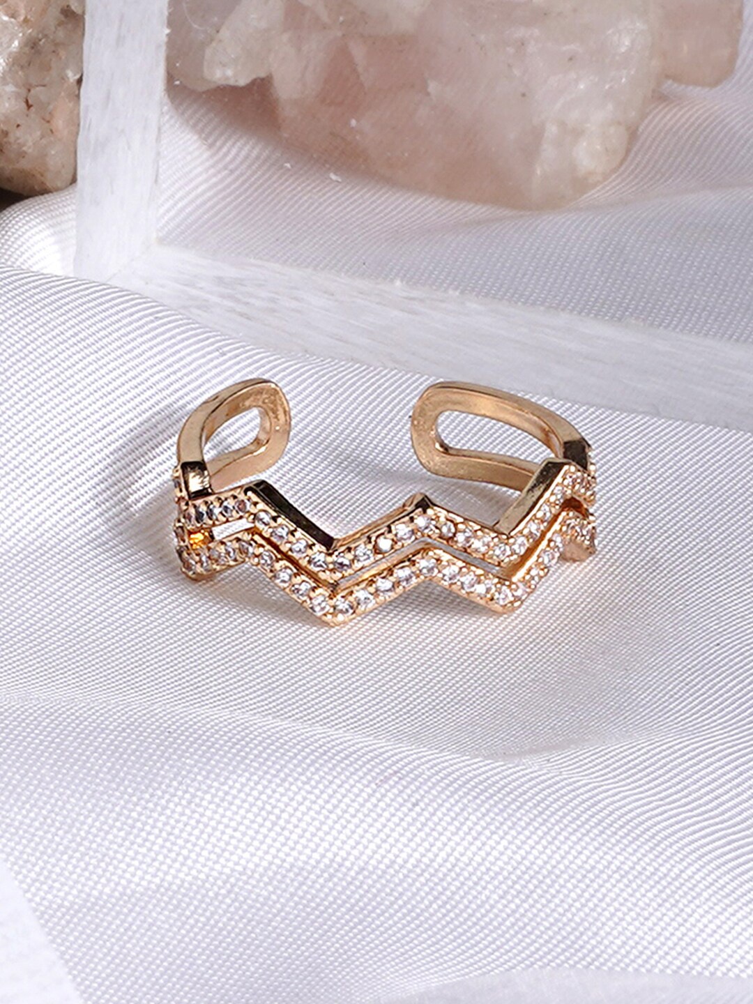 

JOKER & WITCH Gold-Plated Adjustable Finger Ring