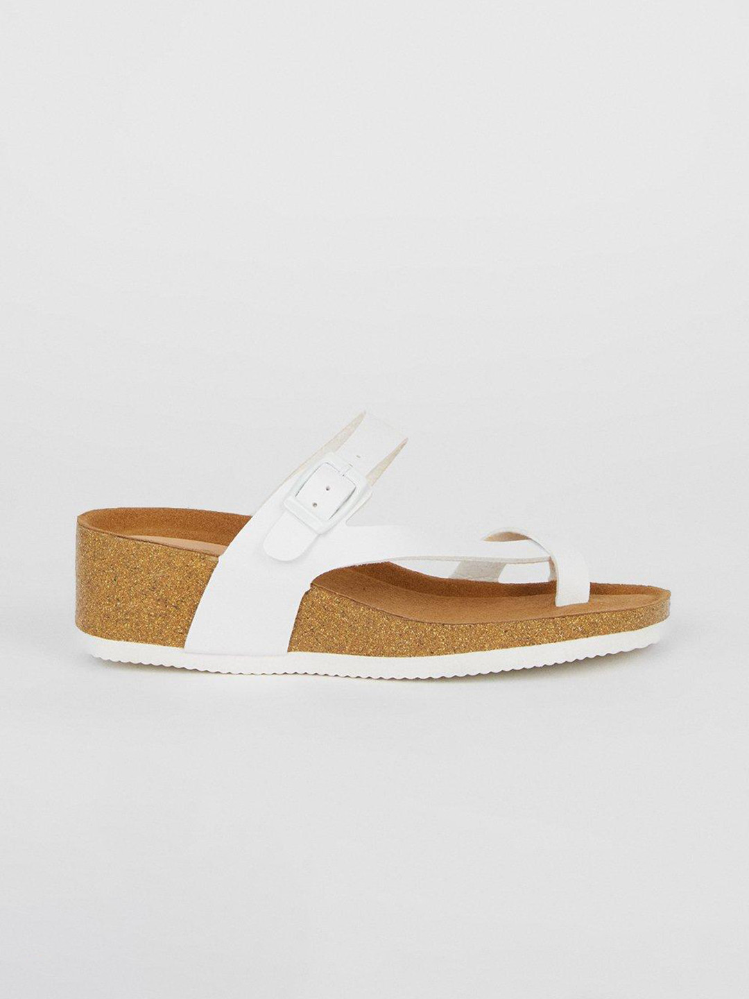 

DOROTHY PERKINS Women Wedge Heels with Buckle Detail, White