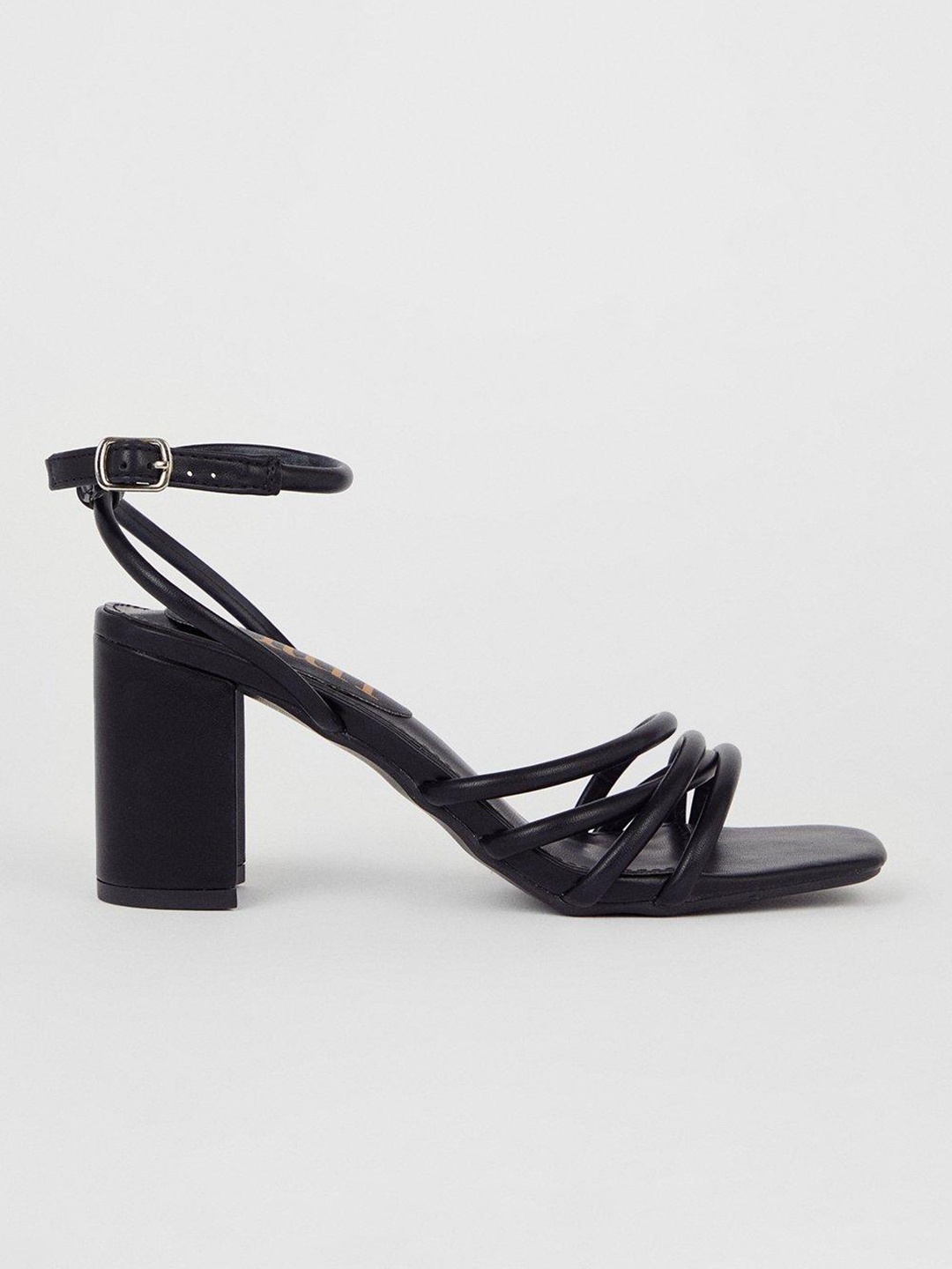 

DOROTHY PERKINS Women Mid-Top Strappy Block Heels, Black
