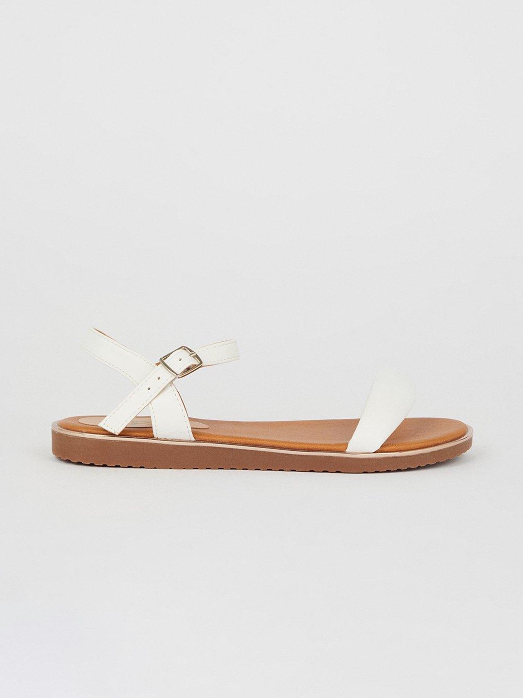 

DOROTHY PERKINS Women Open Toe Flats, White