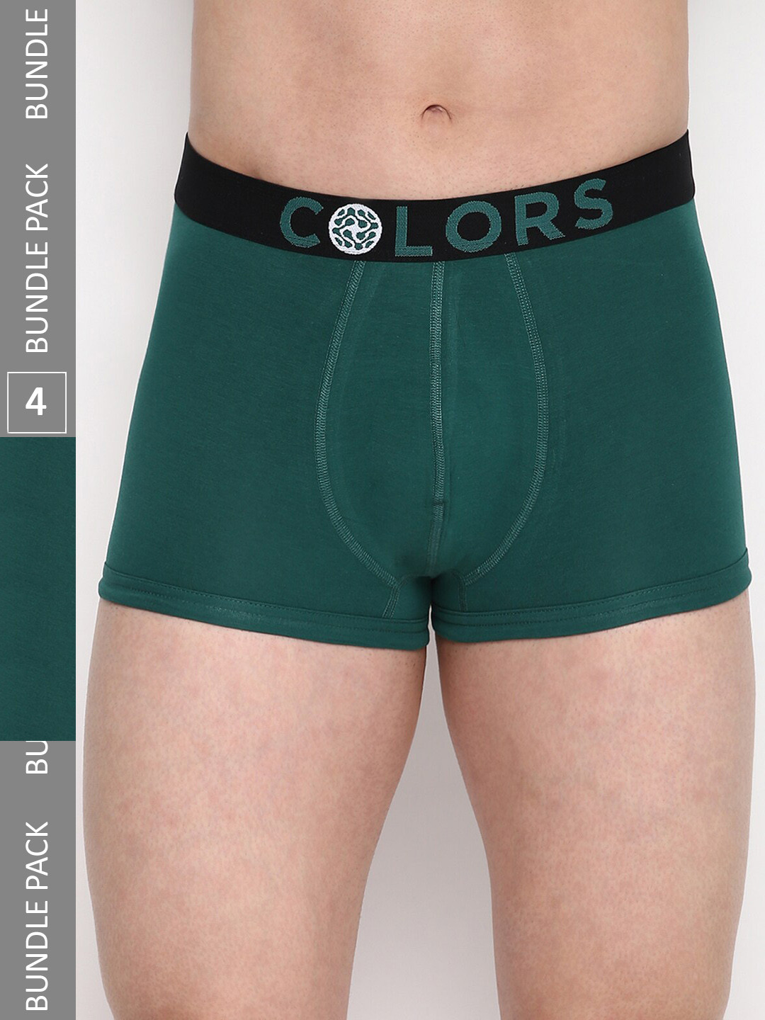

COLORS by Rupa Frontline Set Of 4 Micro Mini Trunk-108, Green