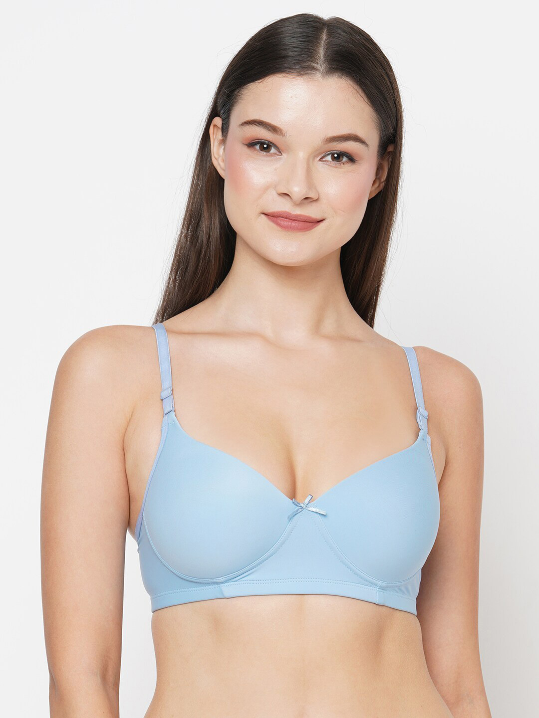 

Planetinner Non wired Heavily Padded Rapid Dry T-Shirt Bra Full Coverage, Blue